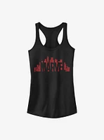 Marvel Skyline Logo Girls Tank