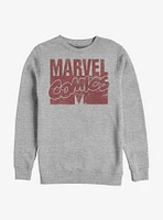 Marvel Logo Distressed Sweatshirt