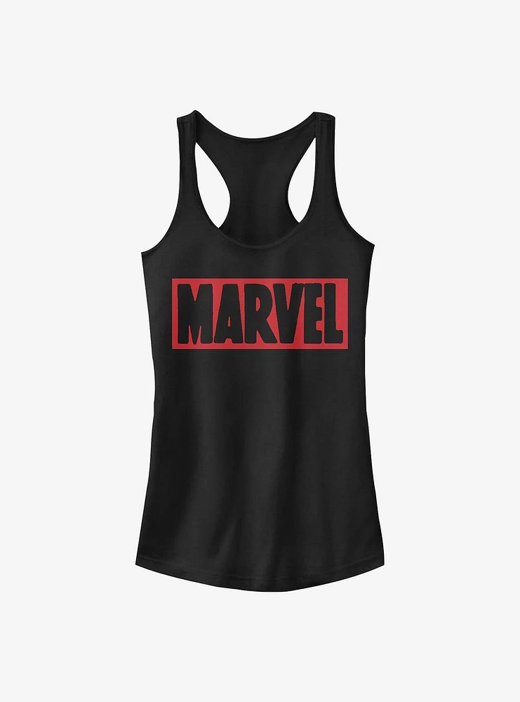 Marvel Brick Logo Simple Girls Tank