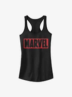 Marvel Brick Logo Simple Girls Tank