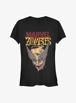 Marvel Zombies Head Of Wolverine Girls T-Shirt