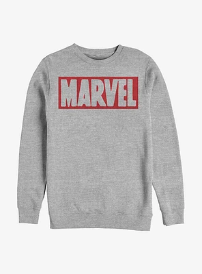 Marvel Brick Logo Simple Sweatshirt