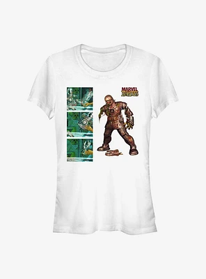 Marvel Zombies Iron Zombie Panel Girls T-Shirt