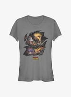 Marvel Zombies Zombie Scratch Girls T-Shirt