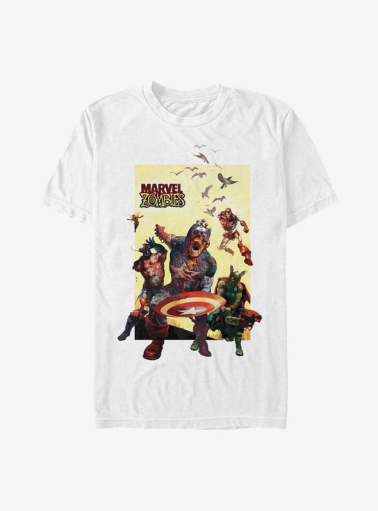 Marvel Zombies Action Panel T-Shirt