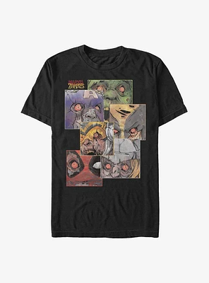 Marvel Zombies Face The Dead T-Shirt