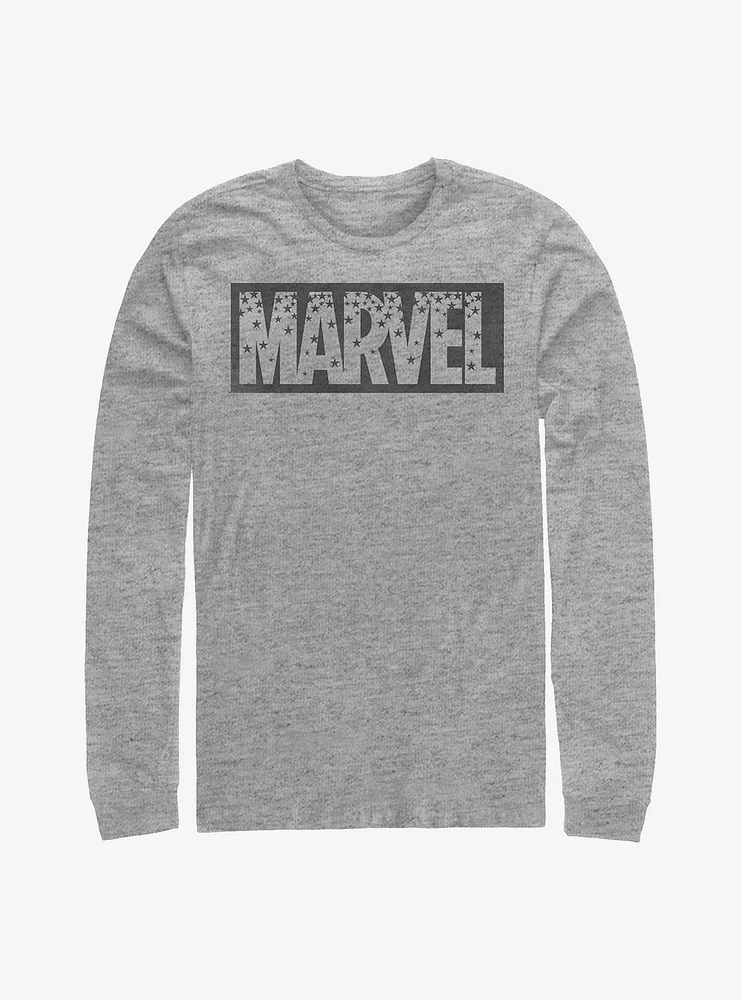 Marvel Starry Logo Long-Sleeve T-Shirt