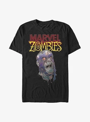 Marvel Zombies Head Of Captain America T-Shirt