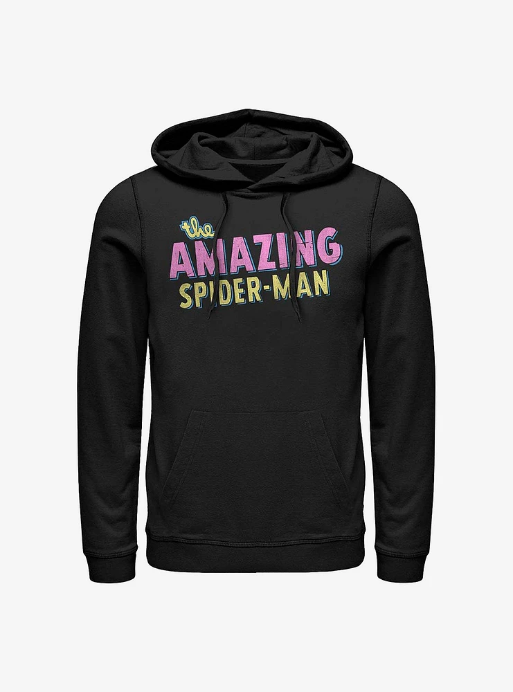 Marvel Spider-Man Amazing Retro Logo Hoodie