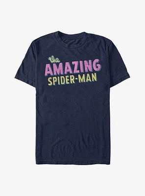 Marvel Spider-Man Amazing Retro Logo T-Shirt