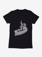 Monopoly Battleship Token Womens T-Shirt