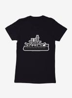 Monopoly Battleship Graphic Womens T-Shirt