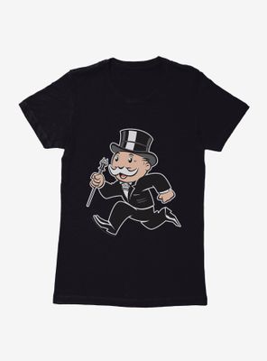 Monopoly Mr. On The Go Womens T-Shirt