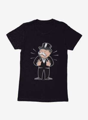 Monopoly Mr. Thumbs Up Womens T-Shirt