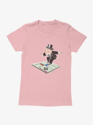 Monopoly Mr. Pass Go Womens T-Shirt