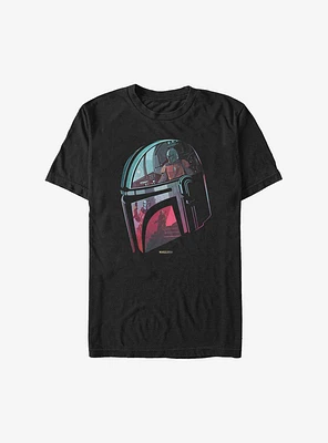 Extra Soft Star Wars The Mandalorian Helmet Explanation T-Shirt