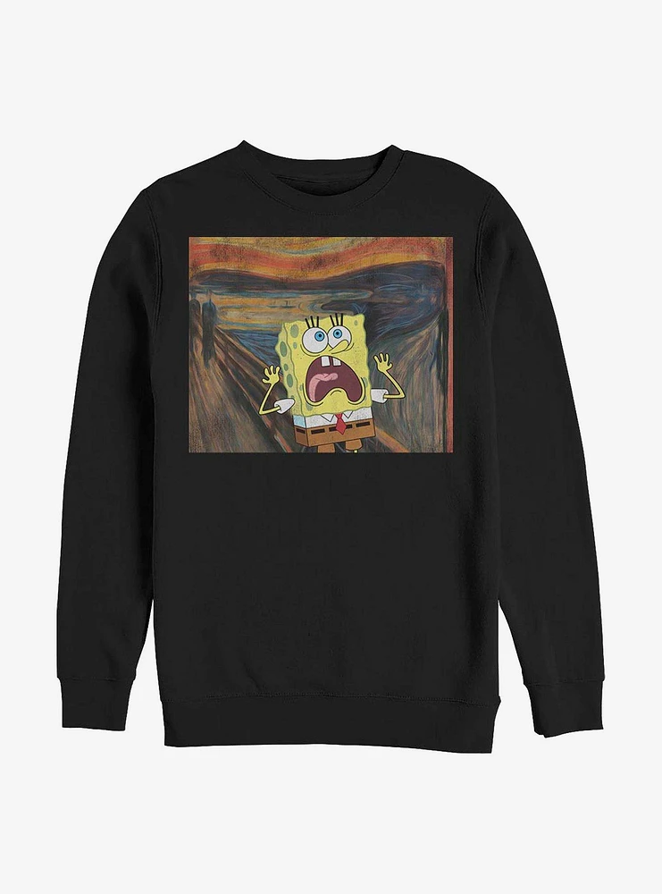 Spongebob Squarepants Scream Crew Sweatshirt