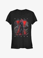 Marvel Black Widow Big Three Girls T-Shirt