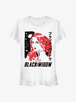 Marvel Black Widow Drawn Girls T-Shirt