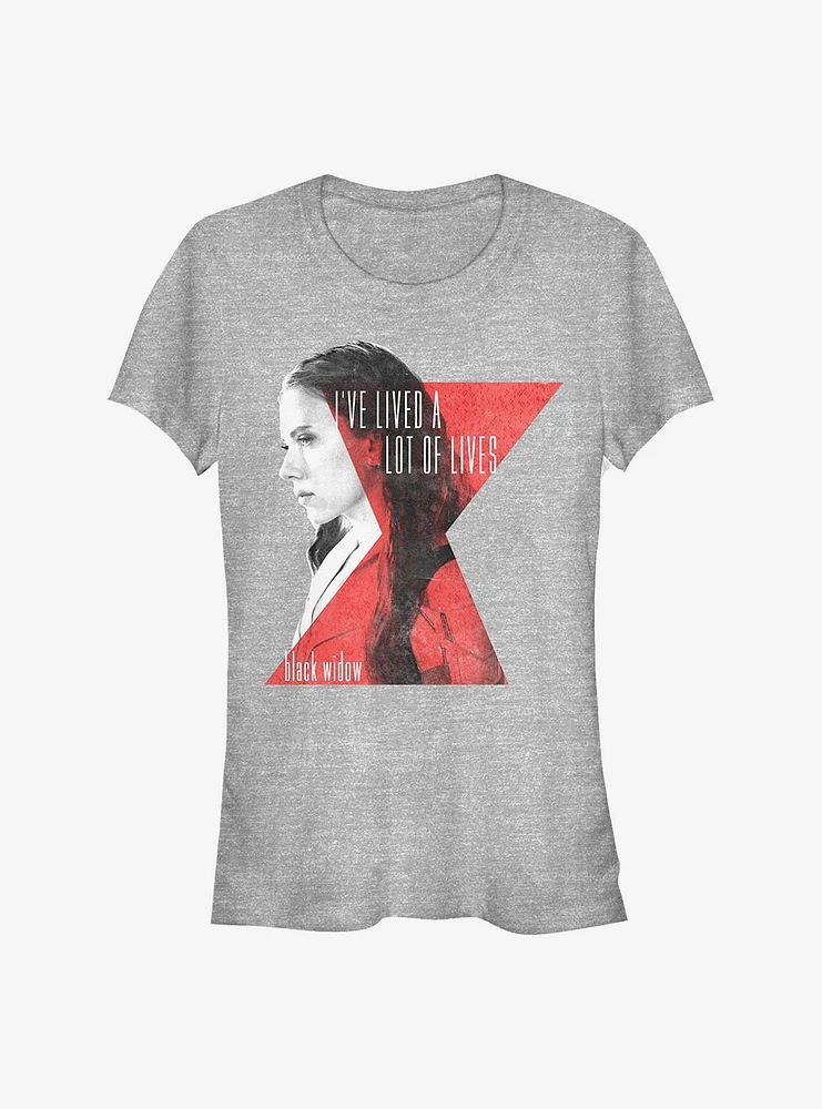 Marvel Black Widow Lives Of Girls T-Shirt