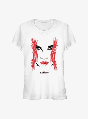 Marvel Black Widow Face Girls T-Shirt