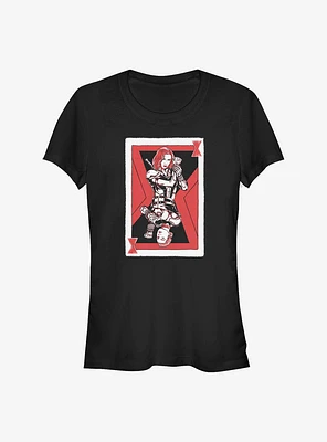 Marvel Black Widow Sister Card Girls T-Shirt