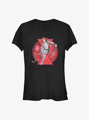 Marvel Black Widow Team Girls T-Shirt