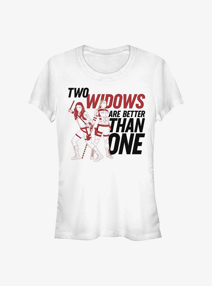 Marvel Black Widow Two Widows Girls T-Shirt