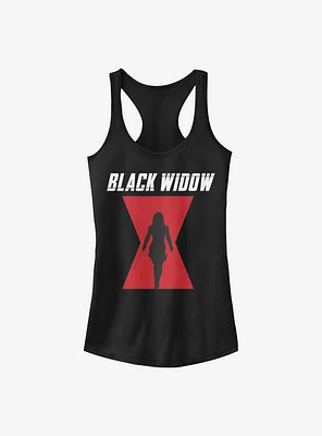 Marvel Black Widow Logo Girls Tank