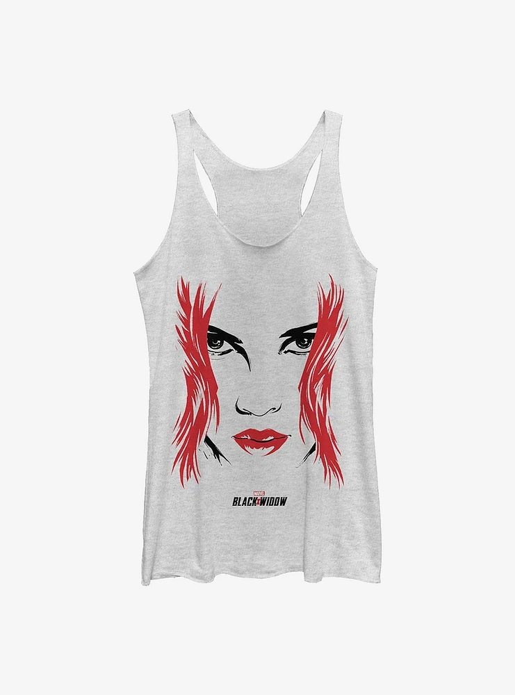 Marvel Black Widow Face Girls Tank