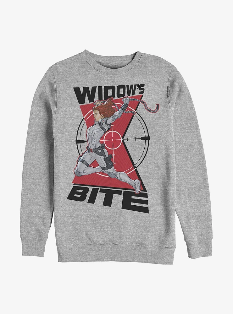 Marvel Black Widow Bite Crew Sweatshirt