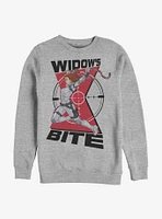 Marvel Black Widow Bite Crew Sweatshirt