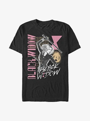 Marvel Black Widow T-Shirt Retro