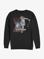 Marvel Black Widow Stun Crew Sweatshirt