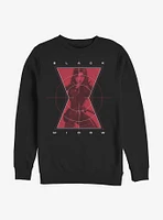 Marvel Black Widow Target Crew Sweatshirt