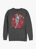 Marvel Black Widow Team Crew Sweatshirt