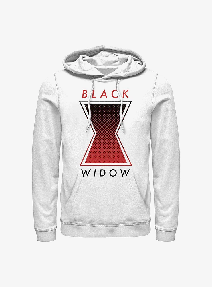 Marvel Black Widow Haftone Symbol Hoodie