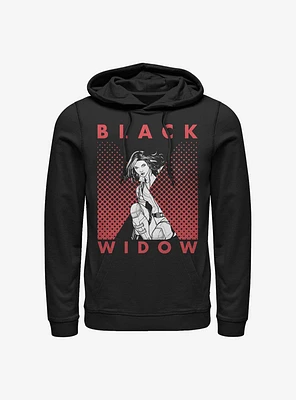 Marvel Black Widow Halftone Hoodie