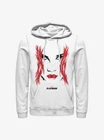 Marvel Black Widow Face Hoodie