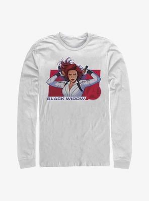 Marvel Black Widow Ready Long-Sleeve T-Shirt