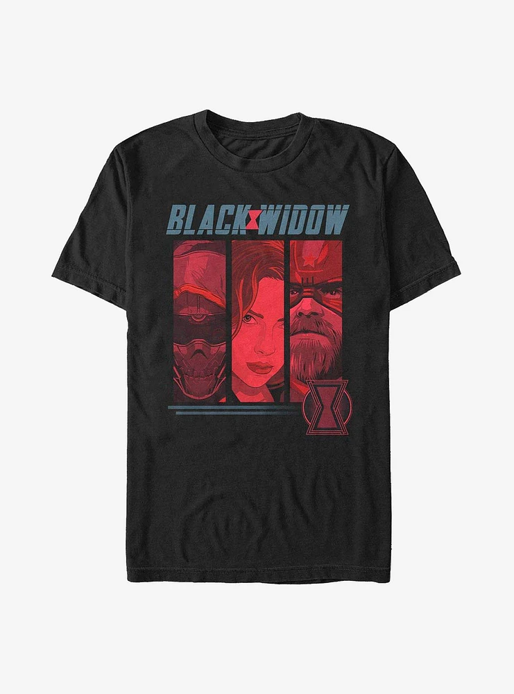 Marvel Black Widow Three Shot T-Shirt