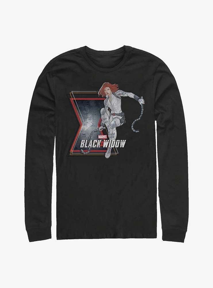 Marvel Black Widow Stun Long-Sleeve T-Shirt