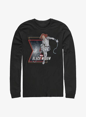 Marvel Black Widow Stun Long-Sleeve T-Shirt