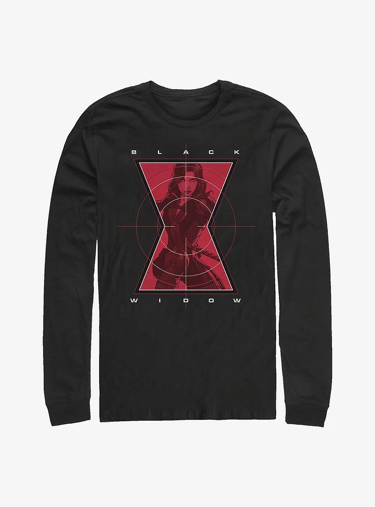 Marvel Black Widow Target Long-Sleeve T-Shirt