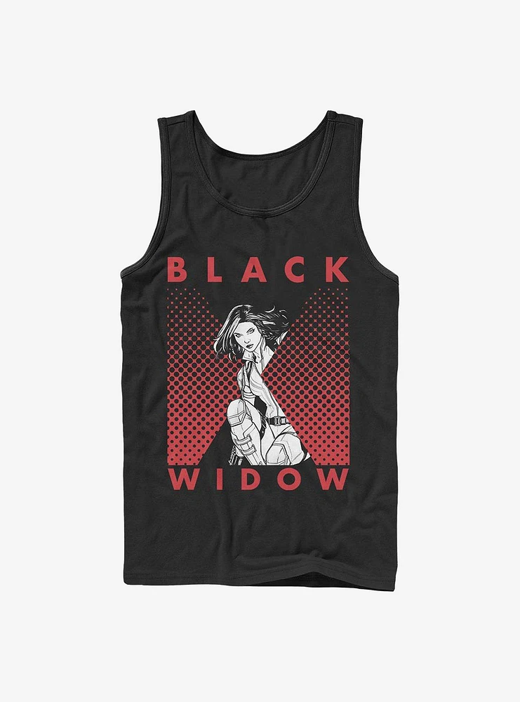 Marvel Black Widow Halftone Tank