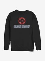 Marvel Black Widow Neon Icon Sweatshirt