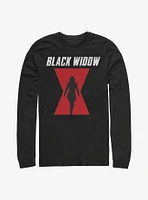 Marvel Black Widow Icon Logo Long-Sleeve T-Shirt