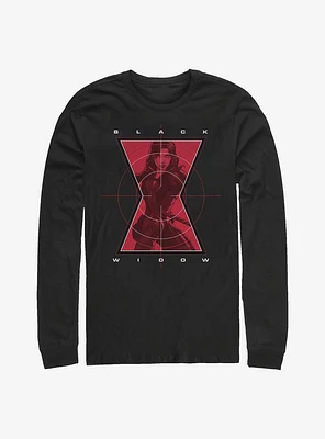 Marvel Black Widow Target Long-Sleeve T-Shirt