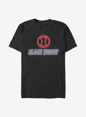 Marvel Black Widow Neon Icon T-Shirt