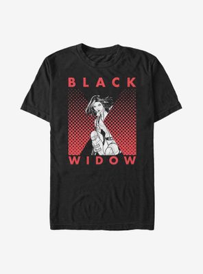 Marvel Black Widow Tonal Icon T-Shirt